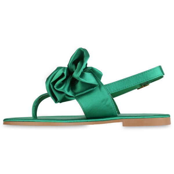 Stiefelparadies Damen Zehentrenner in Grün