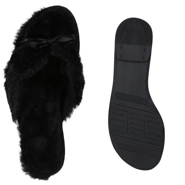 Stiefelparadies Damen Zehentrenner In Rosa