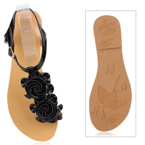 Stiefelparadies Damen Zehentrenner In Schwarz