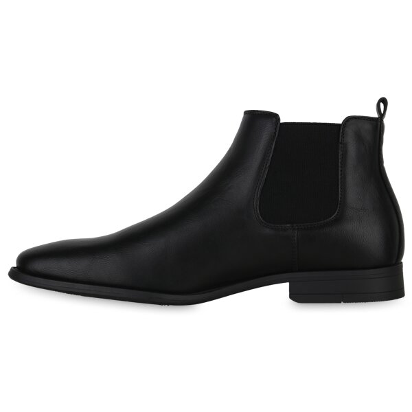 Stiefelparadies Herren Chelsea Boots in Schwarz