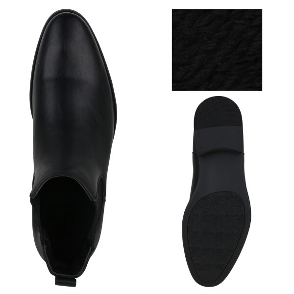 Stiefelparadies Herren Chelsea Boots In Schwarz