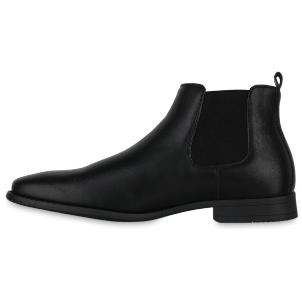 Stiefelparadies Herren Chelsea Boots in Schwarz