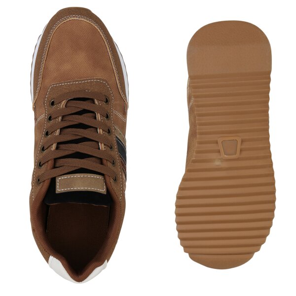 Stiefelparadies Herren Laufschuhe In Braun