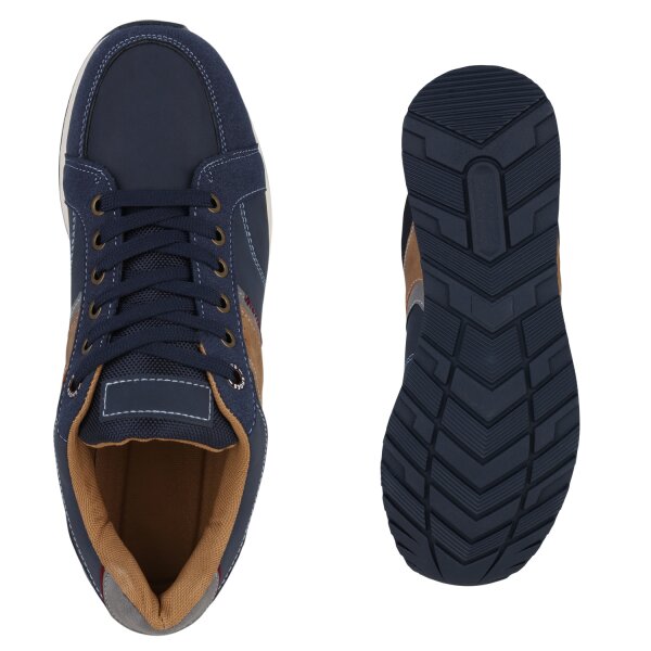 Stiefelparadies Herren Laufschuhe In Dunkelblau