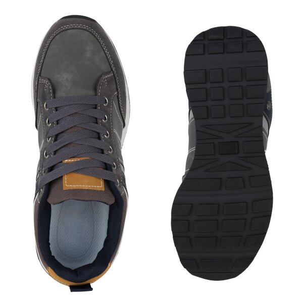 Stiefelparadies Herren Laufschuhe In Grau