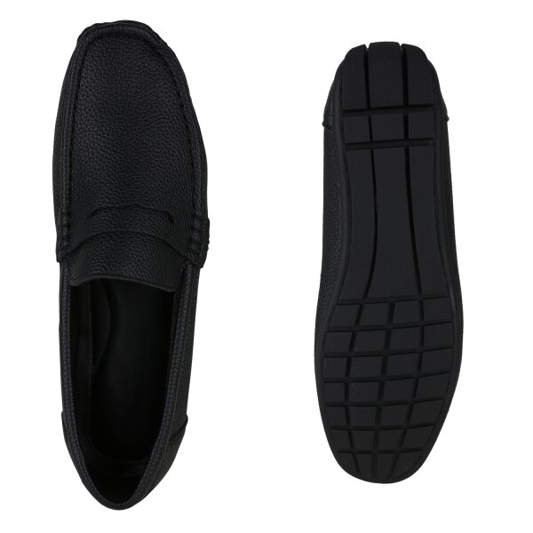 Stiefelparadies Herren Mokassins In Schwarz