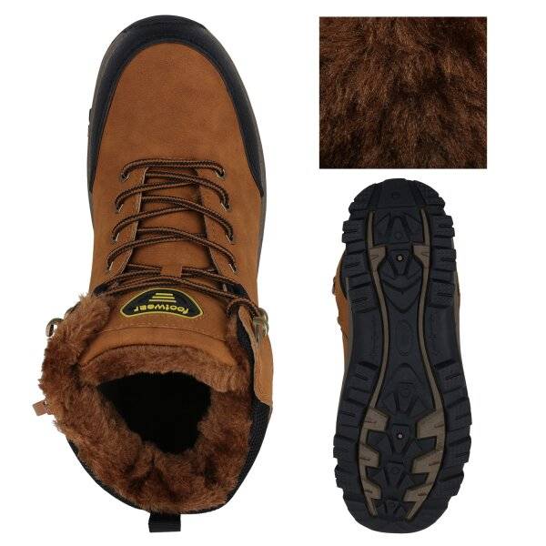 Stiefelparadies Herren Outdoor Schuhe In Hellbraun