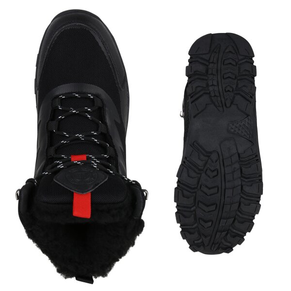 Stiefelparadies Herren Outdoor Schuhe In Schwarz