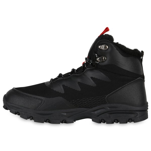 Stiefelparadies Herren Outdoor Schuhe in Schwarz