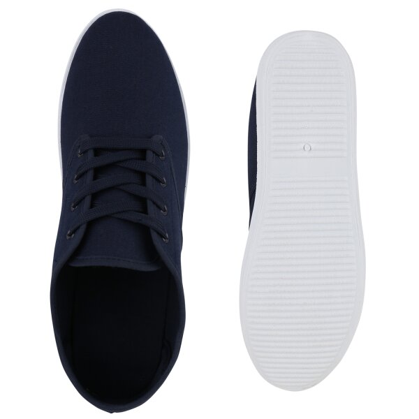 Stiefelparadies Herren Sneaker Low In Dunkelblau