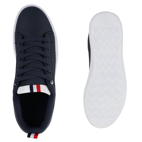 Stiefelparadies Herren Sneaker Low In Dunkelblau