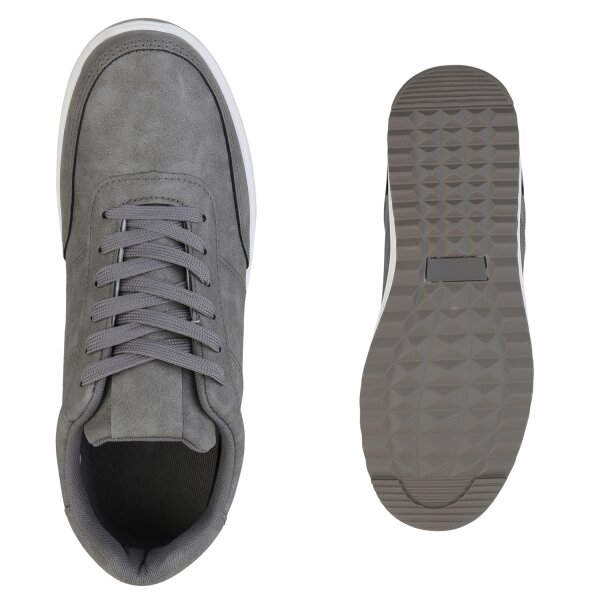 Stiefelparadies Herren Sneaker Low In Grau