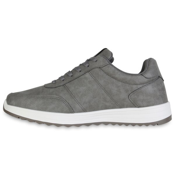 Stiefelparadies Herren Sneaker Low in Grau