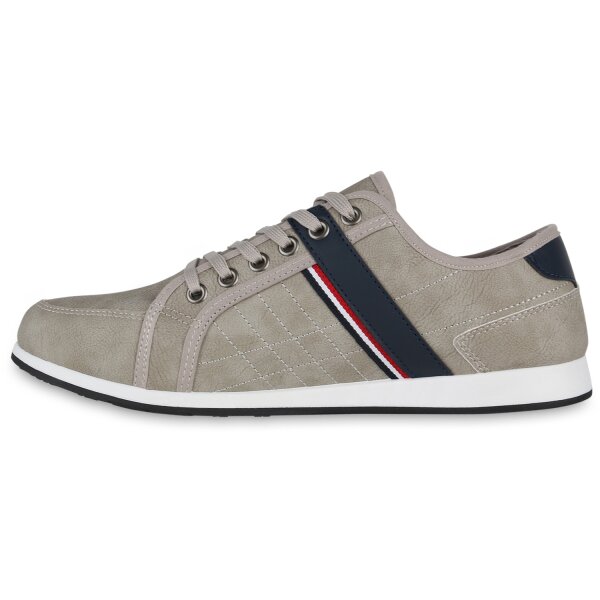 Stiefelparadies Herren Sneaker Low in Grau