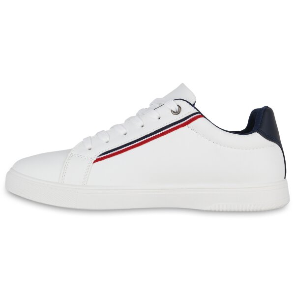Stiefelparadies Herren Sneaker Low in Weiss
