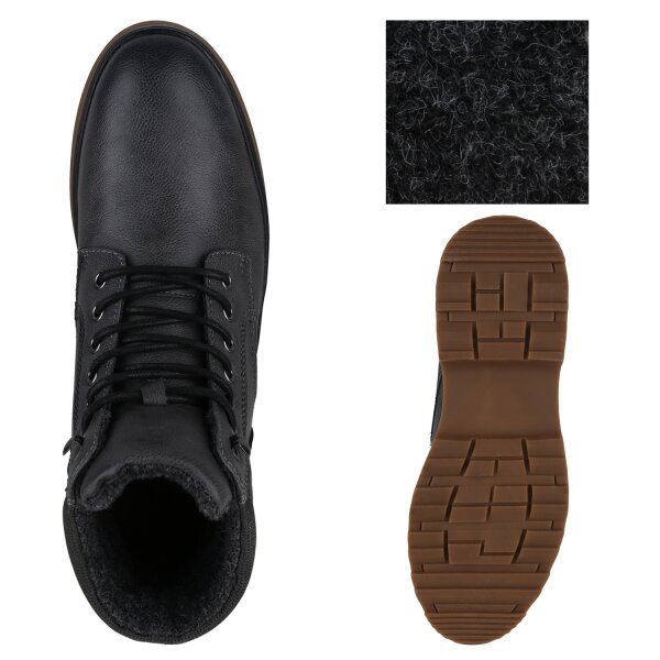 Stiefelparadies Herren Winter Boots In Grau