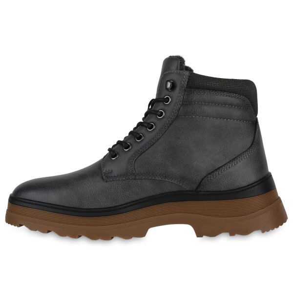 Stiefelparadies Herren Winter Boots in Grau