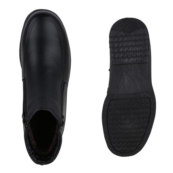 Stiefelparadies Herren Winter Boots In Schwarz