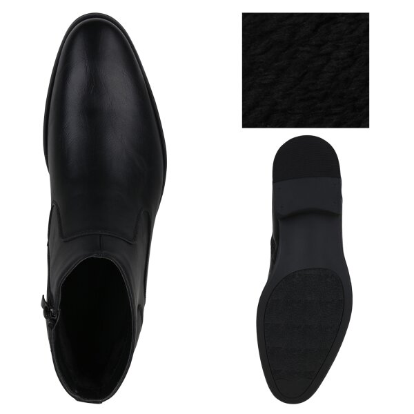 Stiefelparadies Herren Winter Boots In Schwarz