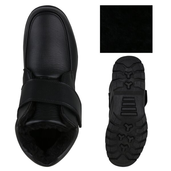 Stiefelparadies Herren Winter Boots In Schwarz