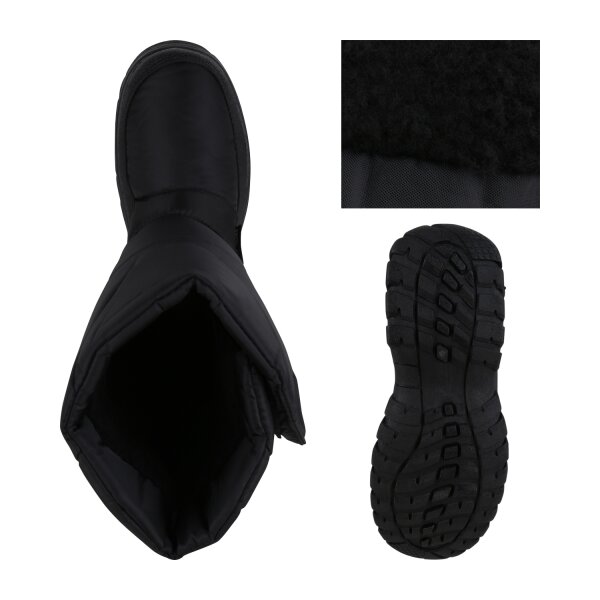 Stiefelparadies Herren Winter Boots In Schwarz
