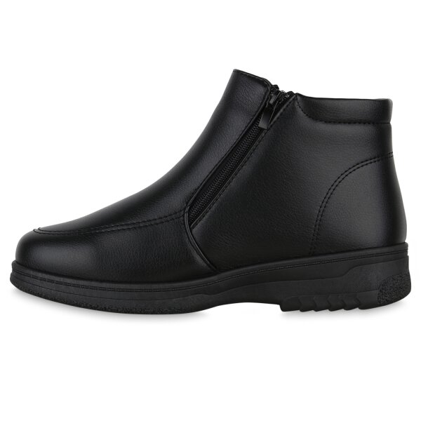 Stiefelparadies Herren Winter Boots in Schwarz