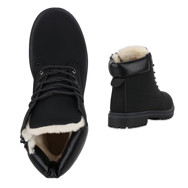 Stiefelparadies Herren Worker Boots In Schwarz