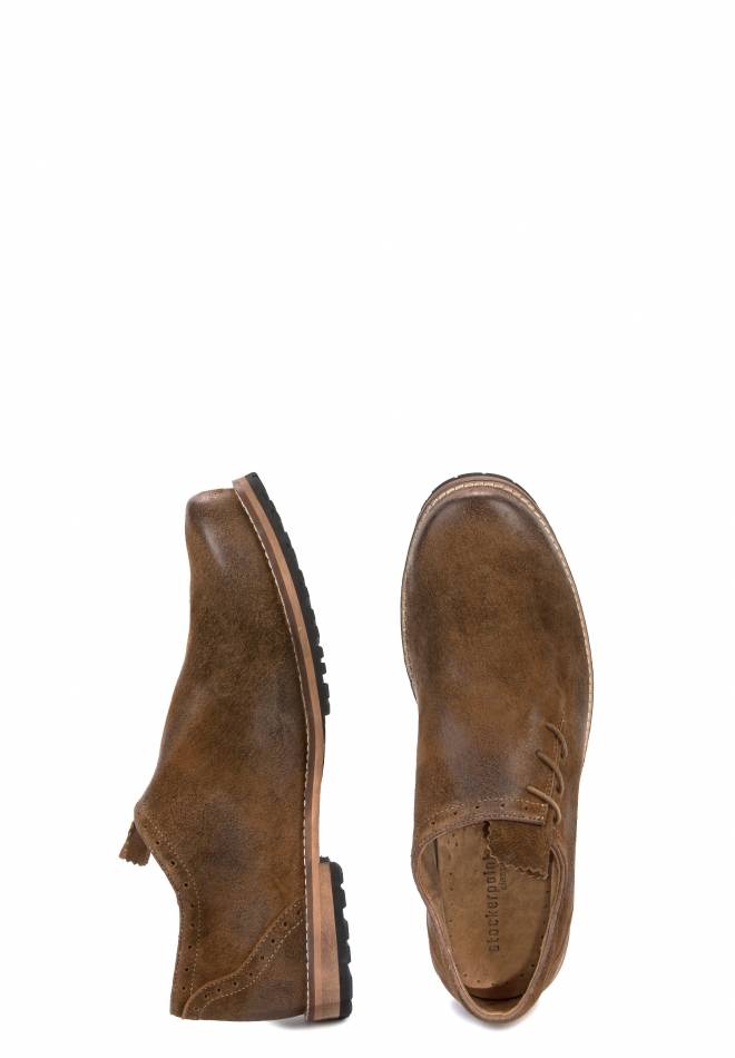 Stockerpoint Haferlschuh Granada Hellbraun Gespeckt 40