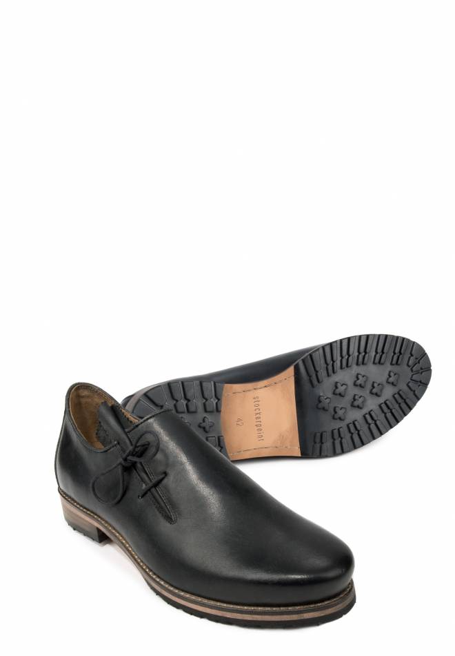 Stockerpoint Haferlschuh Holmes schwarz gewachst 41