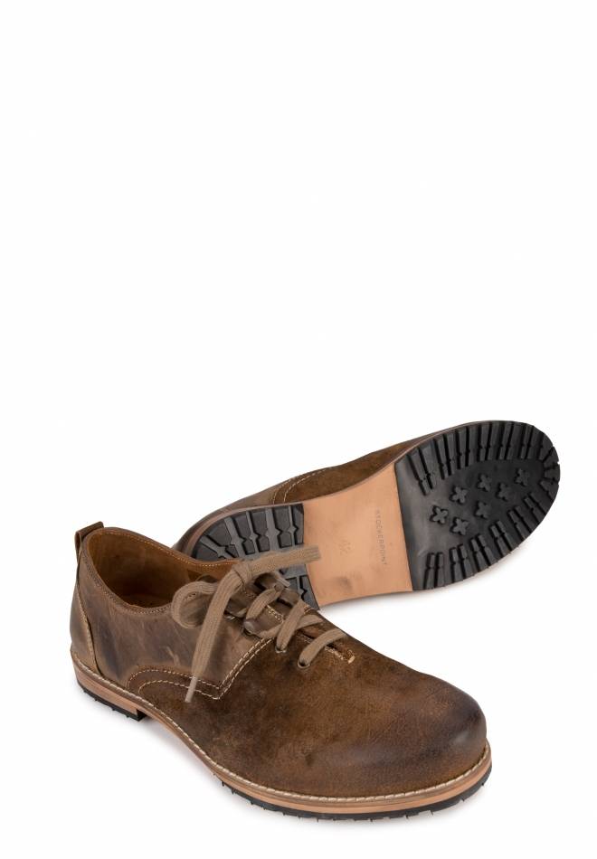Stockerpoint Haferlschuh John hellbraun gespeckt 41