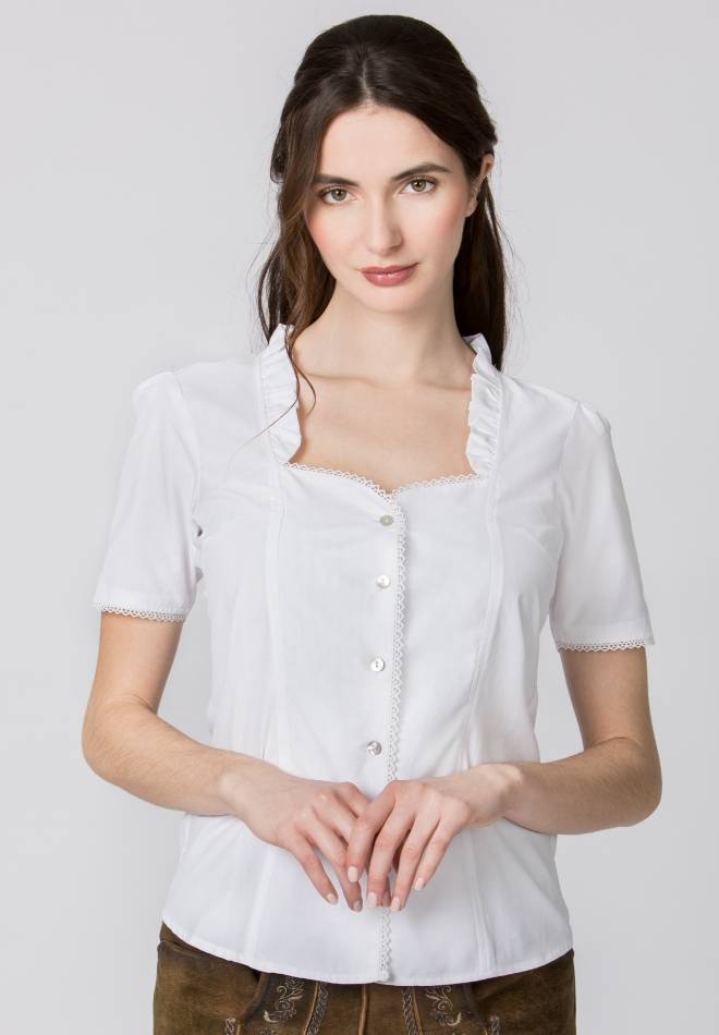 Stockerpoint Bluse Clarissa Weiss 34