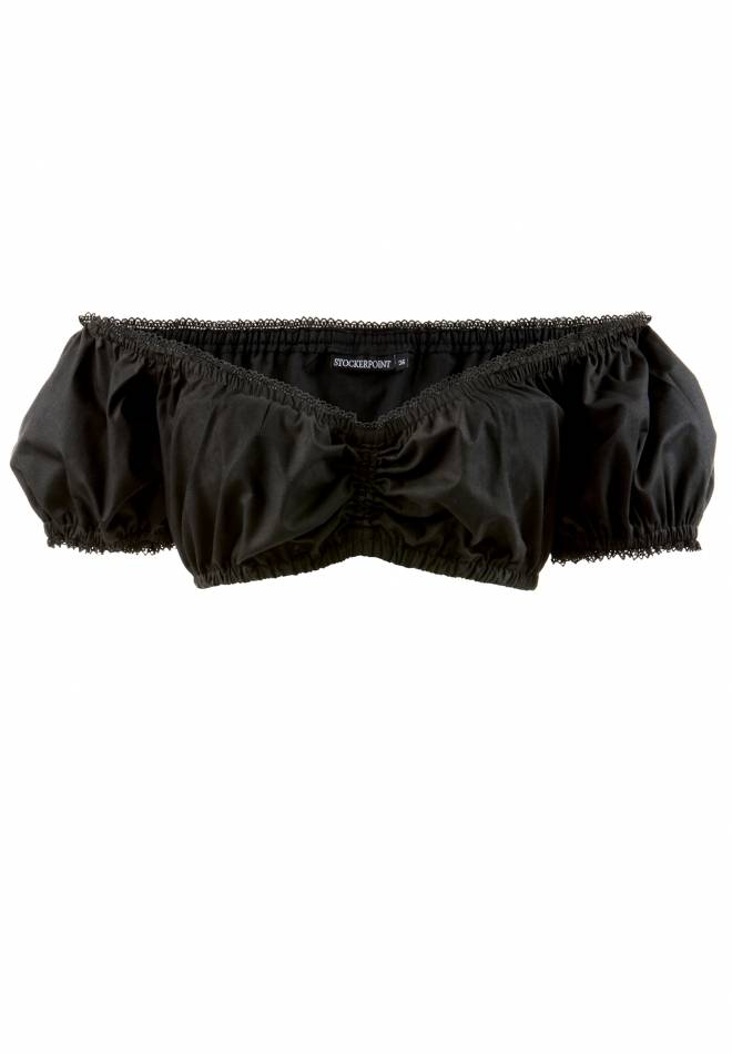 Stockerpoint Bluse Georgette schwarz 34