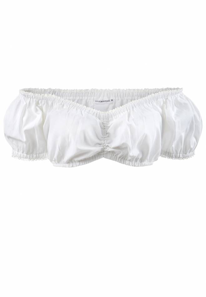Stockerpoint Bluse Georgette weiss 30