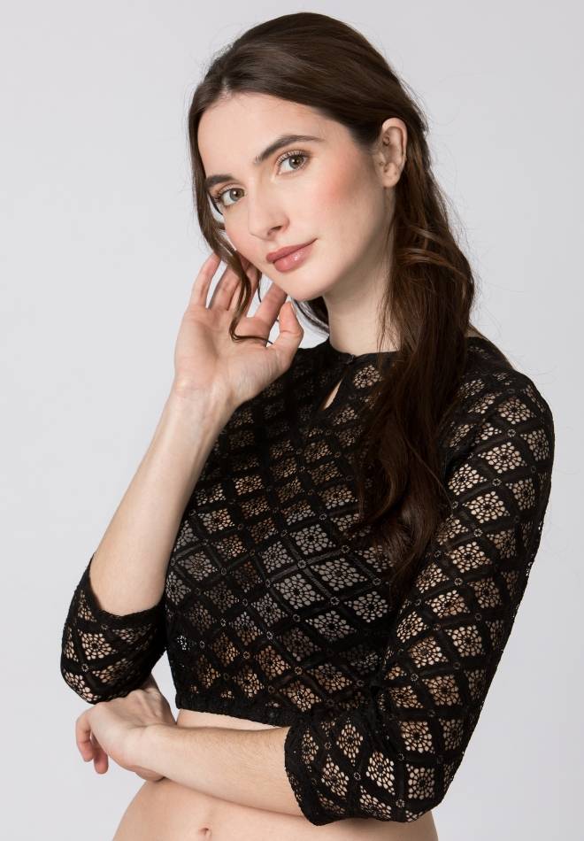 Stockerpoint Bluse Holly Schwarz 34