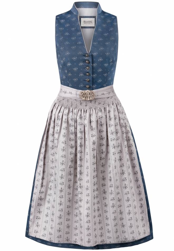 Stockerpoint Dirndl Amalie2 Dunkelblau-grau 30