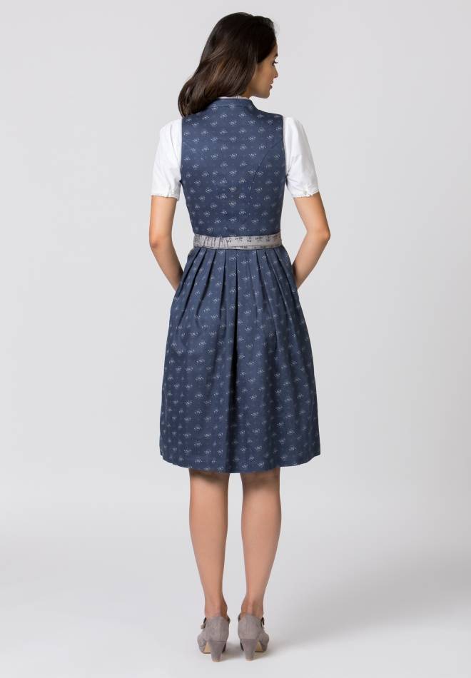 Stockerpoint Dirndl Amalie2 Dunkelblau-grau 30