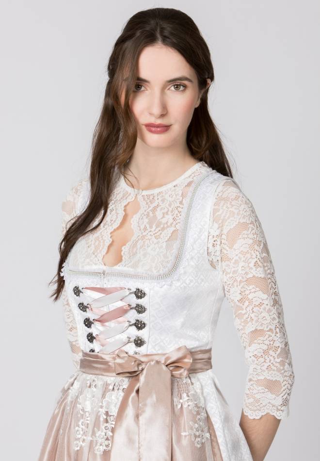 Stockerpoint Dirndl Aurelie Weiß 32