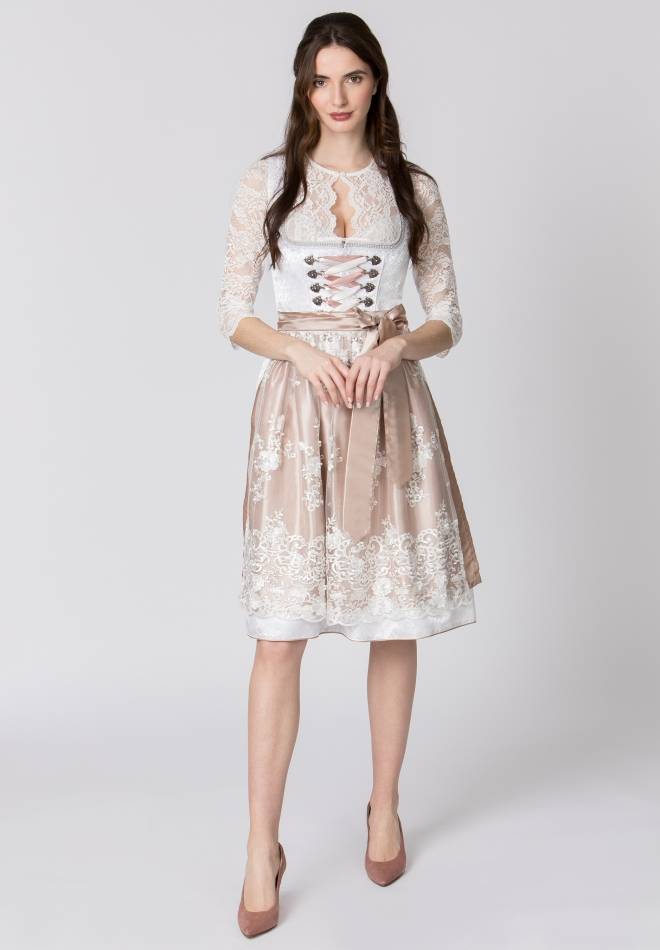Stockerpoint Dirndl Aurelie weiß 32