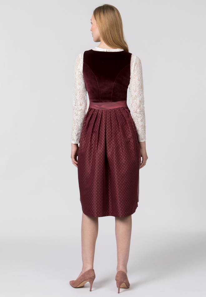 Stockerpoint Dirndl Aurora Bordeaux 34