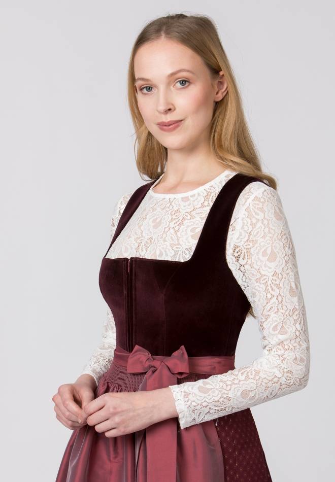Stockerpoint Dirndl Aurora Bordeaux 34