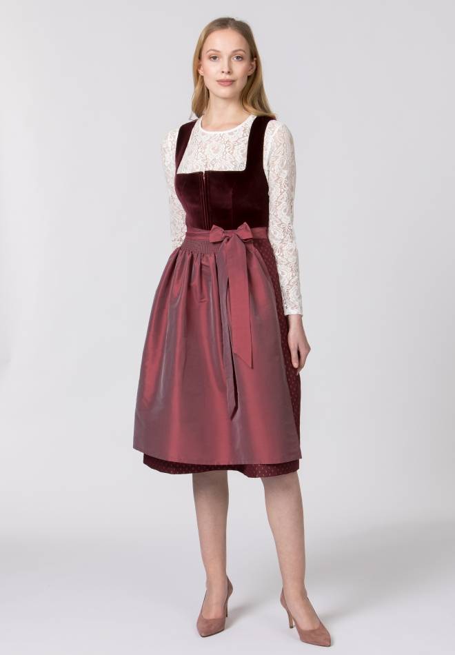 Stockerpoint Dirndl Aurora bordeaux 34