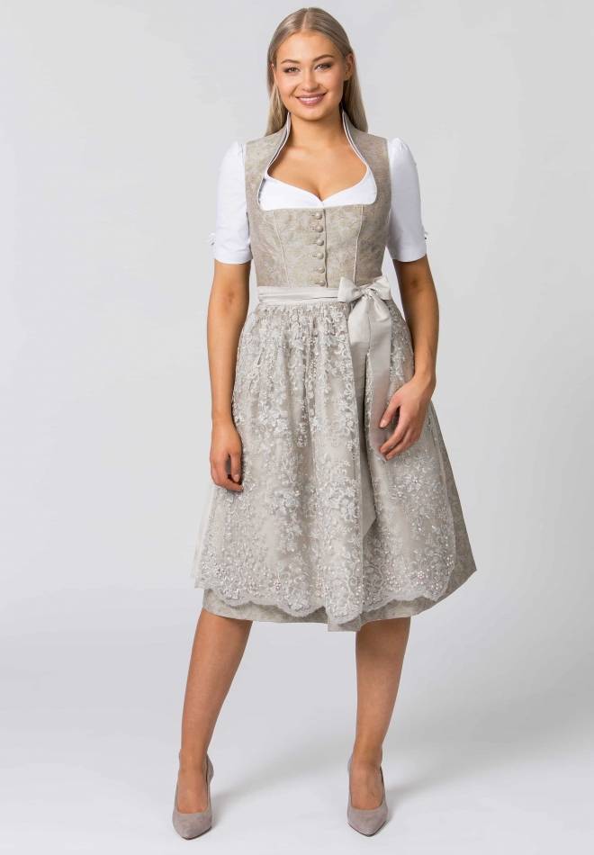 Stockerpoint Dirndl Claire taupe 32