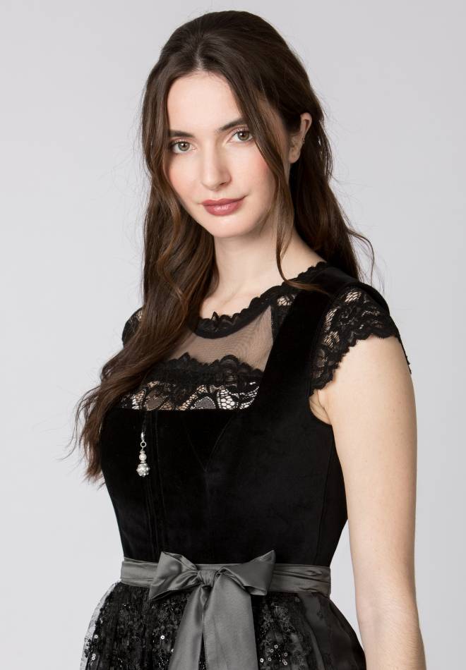 Stockerpoint Dirndl Esta Schwarz 32