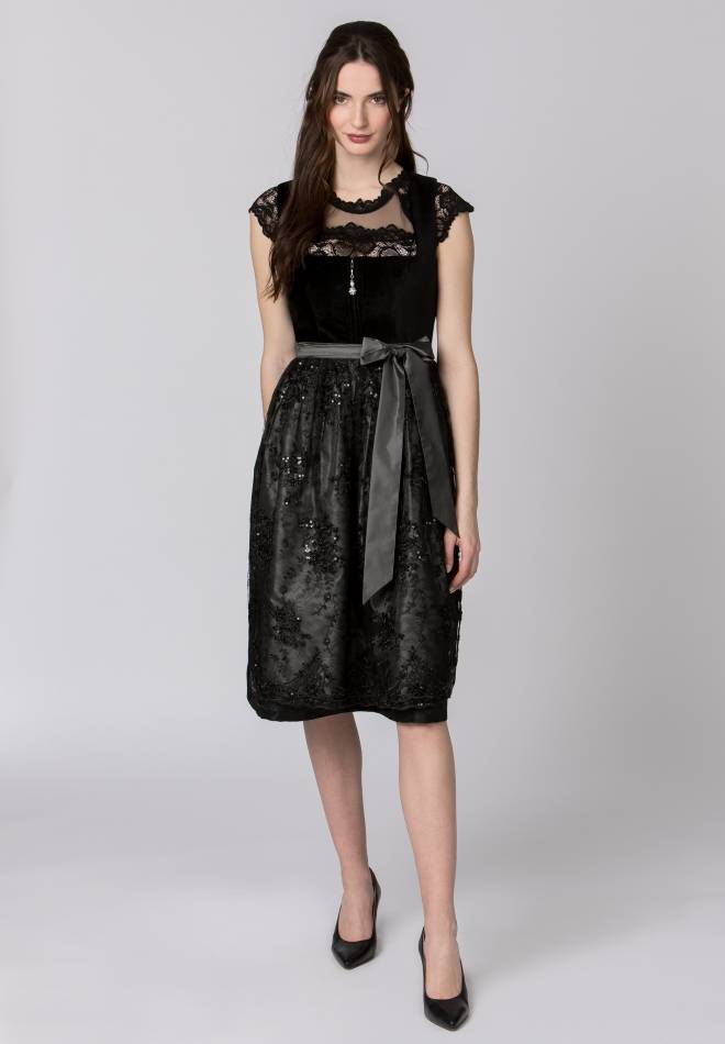 Stockerpoint Dirndl Esta schwarz 32