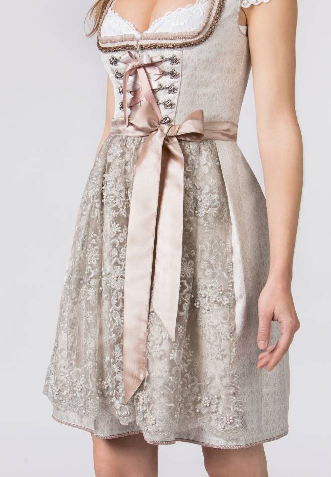 Stockerpoint Dirndl Evianne Taupe 32