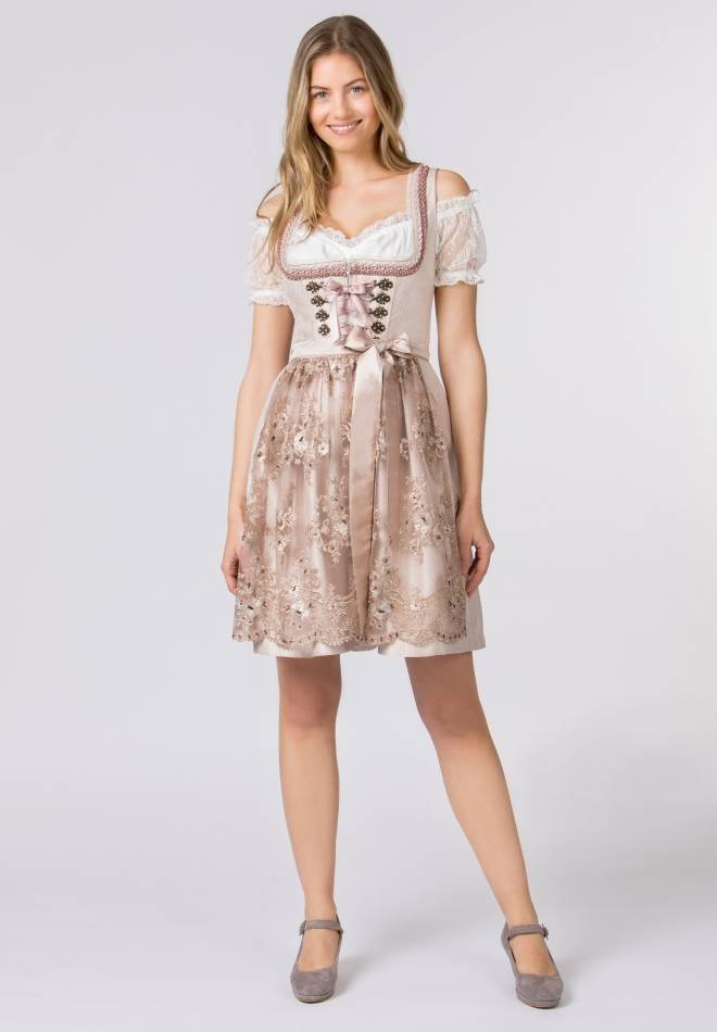 Stockerpoint Dirndl Finette taupe 30