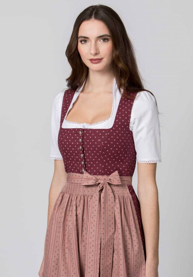 Stockerpoint Dirndl Gina Bordeaux 32