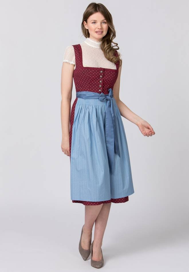 Stockerpoint Dirndl Julina bordeaux 32