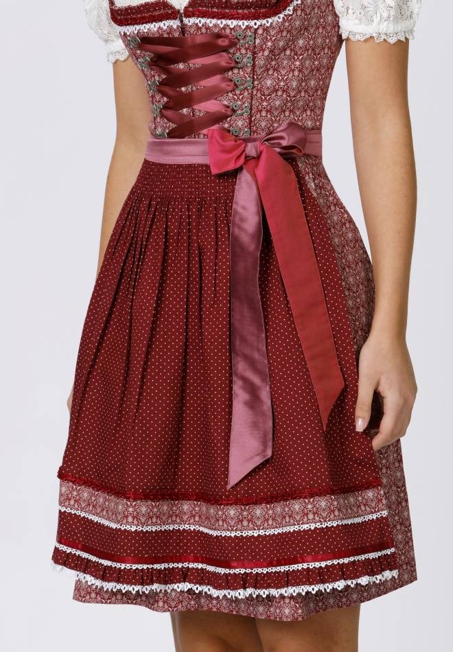 Stockerpoint Dirndl Kim Bordeaux 30