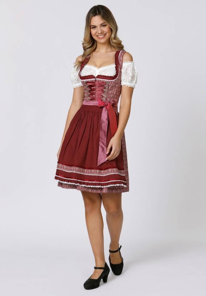 Stockerpoint Dirndl Kim bordeaux 30
